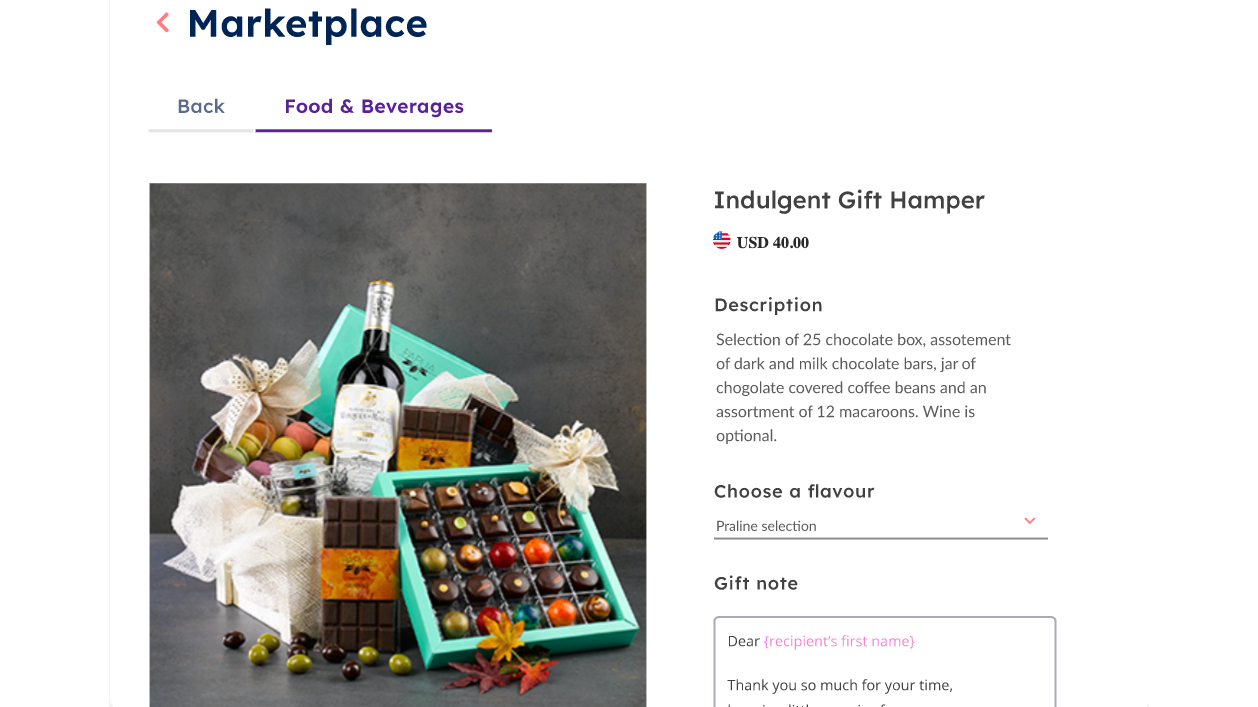 Track and measure gift interactions